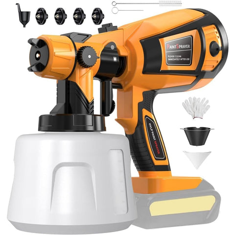 Spray Paint Tool 1000W Electric Spray Gun, Easy to Clean for Furniture Cabinets Fences Walls Doors Garden Chairs