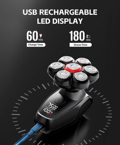 5-in-1 Grooming Kit Head Shavers for Bald Men