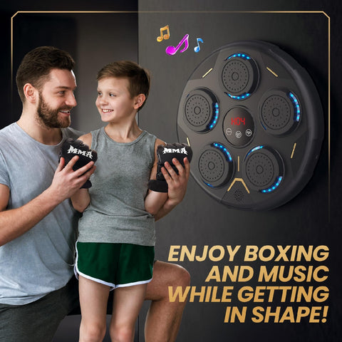 Wall Mounted Music Boxing Machine with Gloves