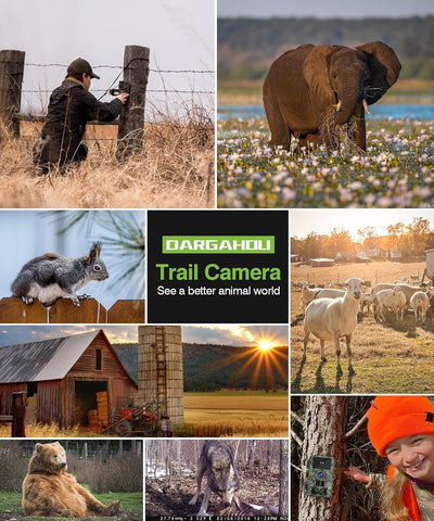 8K 60MP Trail Camera for Wildlife Monitoring