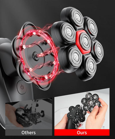 5-in-1 Grooming Kit Head Shavers for Bald Men