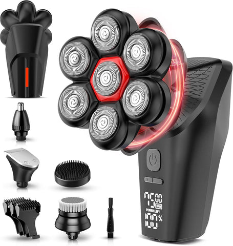 5-in-1 Magnetic Grooming Kit for Bald Men's Head Shavers