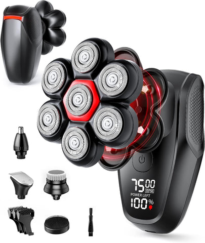 5-in-1 Grooming Kit Head Shavers for Bald Men