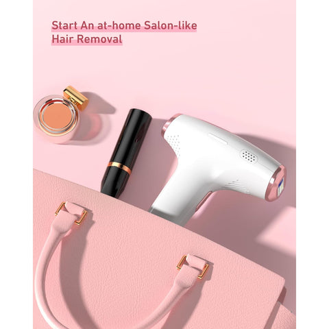 Hair Removal Device, IPL Hair Removal, Laser Hair Removal for Women and Men 999,999 Flashes Permanent for Facial Facial Legs Arms Bikini Line Whole Body Use at-Home(Model: TFDA06S-A)